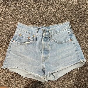 Levi's 501 Blue Jean Shorts
